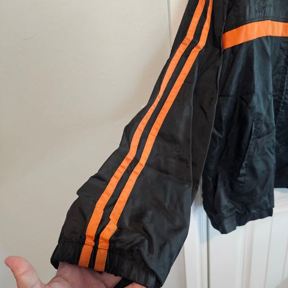 Vtg Oklahoma State University Windbreaker Jacket Men Lg OSU Cowboys Orange Black - Picture 5 of 10